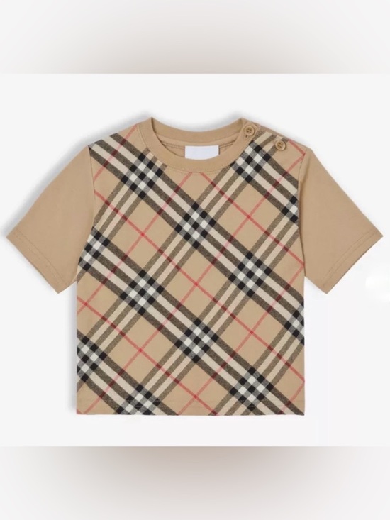 Burberry Other - NWT [Burberry] Eli Vintage Check Plaid Cotton Short-Sleeved Shirt Toddler Sz 6M